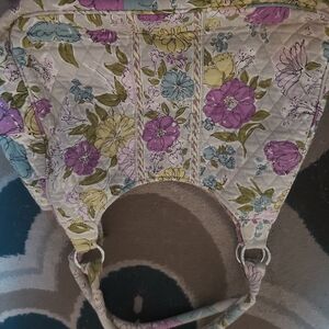 Vera Bradley Floral Shoulder Bag - Purple, Green, Blue